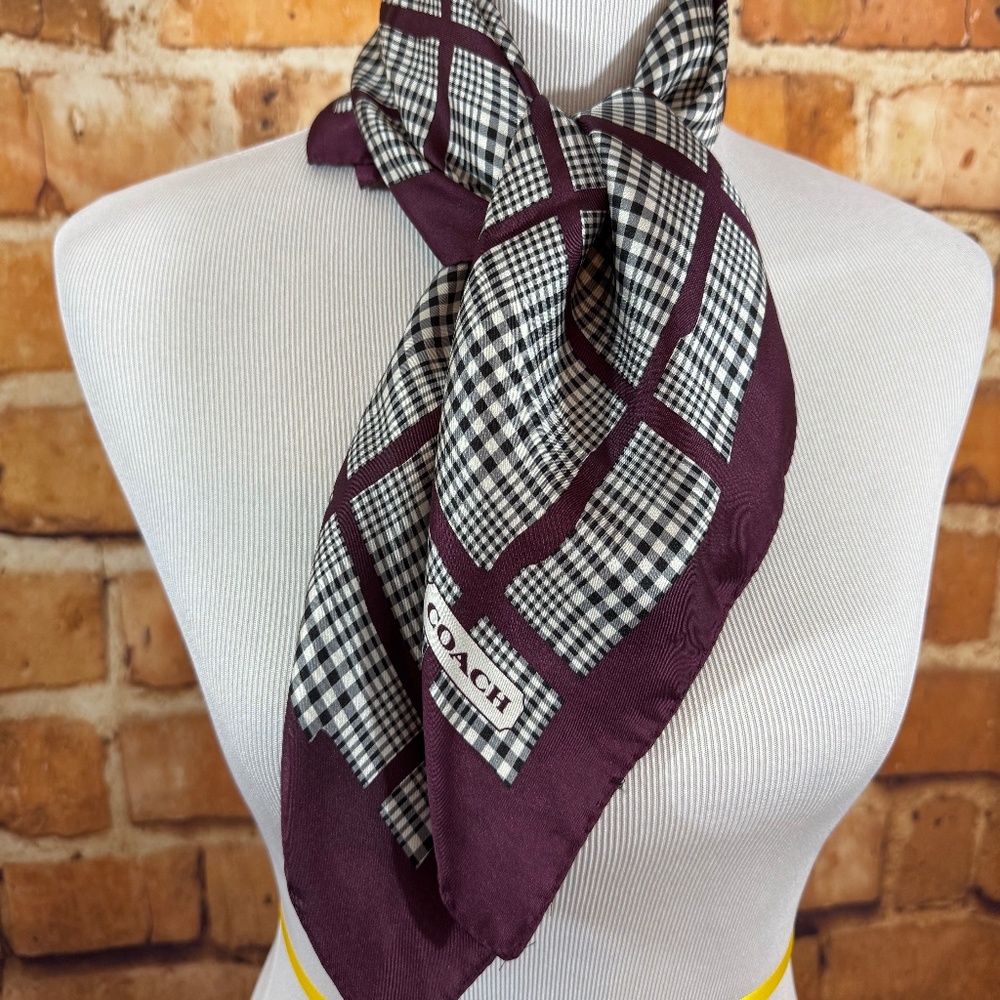 Coach Silk Scarf